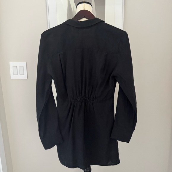 Zara Black Wrap Dress – Size Small - Picture 3 of 10